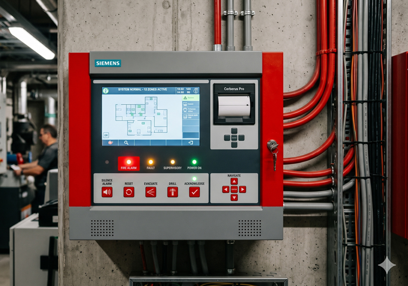 Painéis de alarme de incêndio: critérios técnicos para seleção e integração eficiente